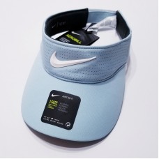 Nike Mujer&apos;s AeroBill Lightweight DRIFIT Adjustable Golf Visor Light Blue   eb-49115529